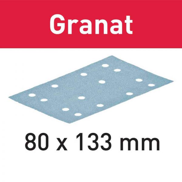 Festool 497122 Sand Paper 80 x 133 P180 Granat 100 CT | The Festool Superstore Authorized Dealer | Powered by PMC Tool | Hammond, LA